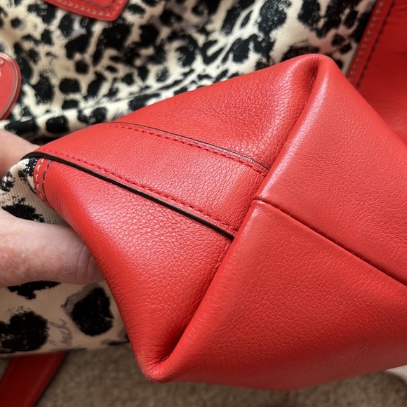 Coach Legacy Ocelot Print Rory Satchel - Picture 9 of 11